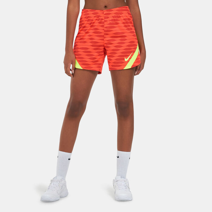 Nike Women's Dri-FIT Strike Knitted Shorts Red Nike Women's Dri-FIT Strike Knitted Shorts Red image number 0