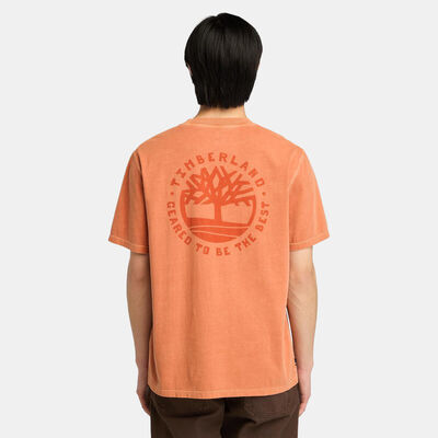 Timberland Men's Merrymack River Graphic T-Shirt Orange