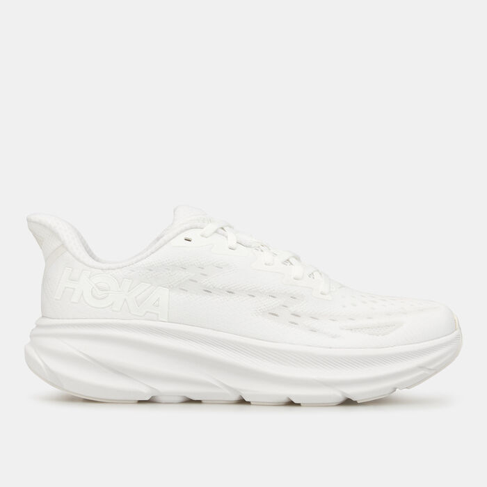 HOKA Women's Clifton 9 Road Running Shoe White image number 0