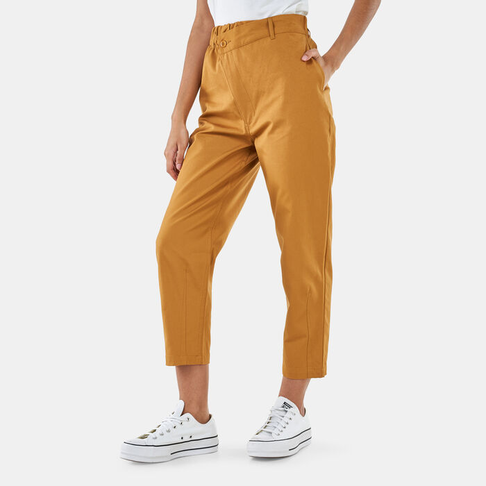 Converse Shapes Triangle Front Chino Pants Brown Converse Shapes Triangle Front Chino Pants Brown image number 0