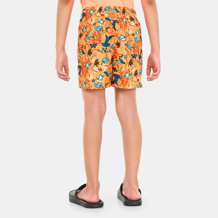 Nike Swim Kids' 4-inch Volley Shorts Orange Nike Swim Kids' 4-inch Volley Shorts Orange image number 1