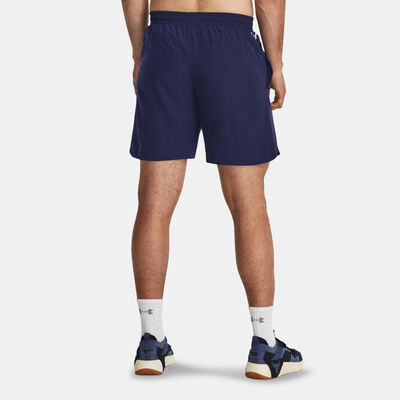 Under Armour Men's Project Rock Woven Shorts Blue