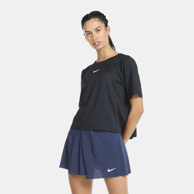 Nike Women's Court Advantage T-Shirt Black