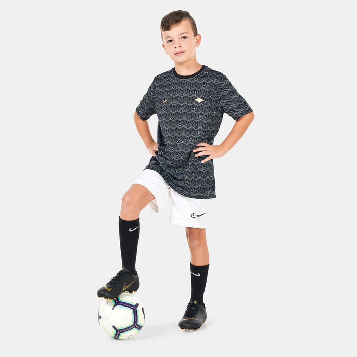 Nike Kids’ Kylian Mbappé Dri-FIT Football T-Shirt (Older Kids) Black Nike Kids’ Kylian Mbappé Dri-FIT Football T-Shirt (Older Kids) Black image number 2