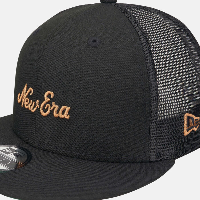 New Era Men's New World 9FIFTY Trucker Cap Black New Era Men's New World 9FIFTY Trucker Cap Black image number 2