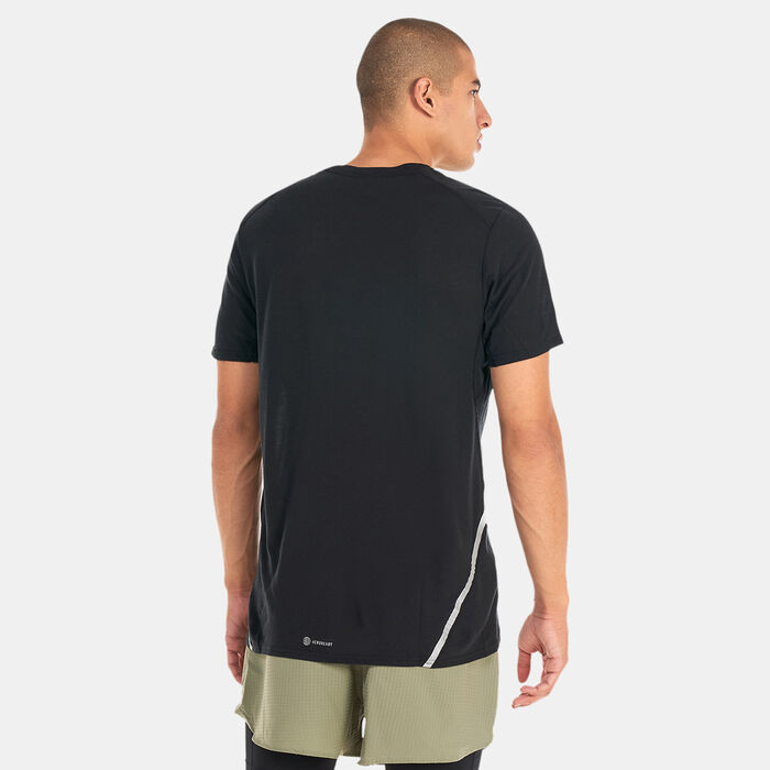 adidas Men's Win Confidence Running T-Shirt Black adidas Men's Win Confidence Running T-Shirt Black image number 1