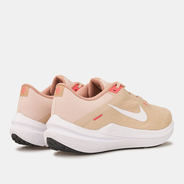 Nike Women's Winflo 10 Road Running Shoe Beige Nike Women's Winflo 10 Road Running Shoe Beige image number 3