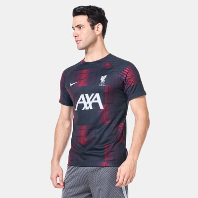 Nike Men's Liverpool F.C. Academy Pro Dri-FIT Football Pre-Match Top Black
