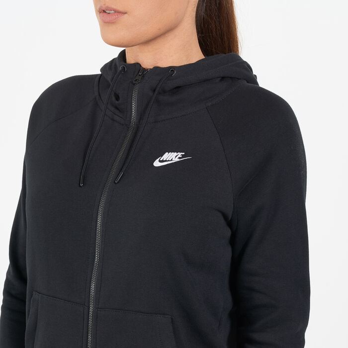 Nike Women's Fall Essential FZ Hoodie Black image number 3