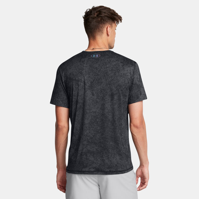 Under Armour Men's Vanish Elite Vent Printed Training T-Shirt Black Under Armour Men's Vanish Elite Vent Printed Training T-Shirt Black image number 1
