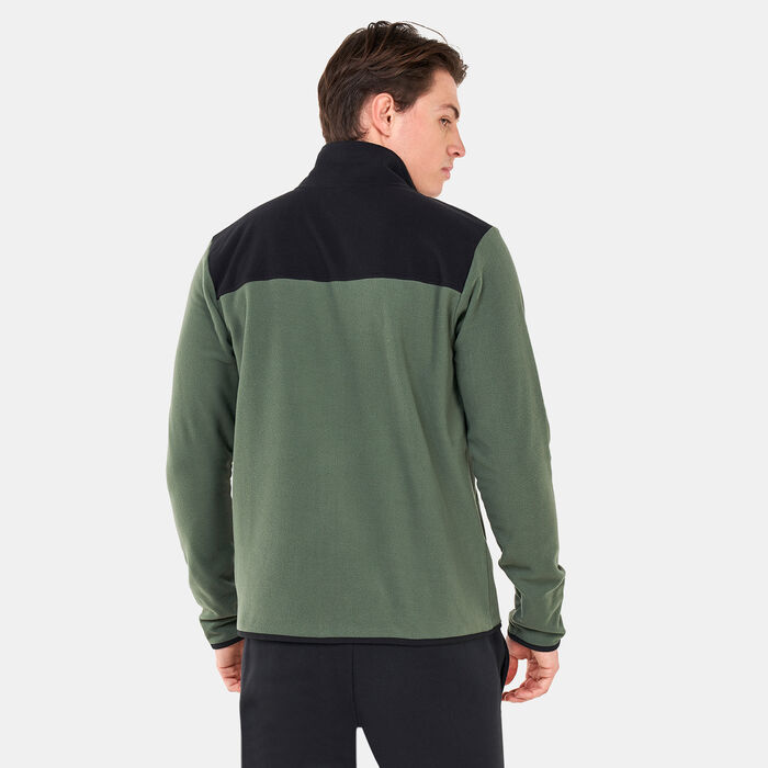 The North Face Men's TKA Glacier Full-Zip Jacket yellow The North Face Men's TKA Glacier Full-Zip Jacket yellow image number 1