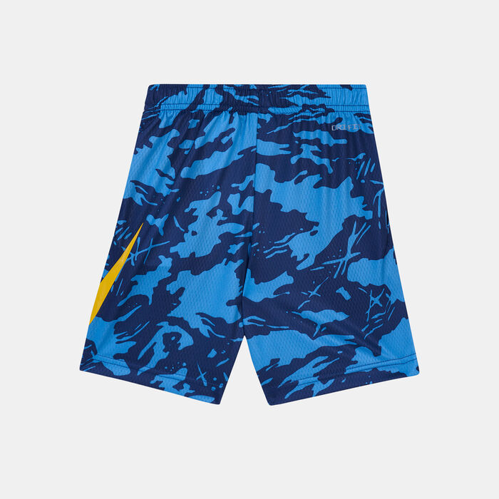 Nike Kids' Camo Dri-FIT Shorts (Younger Kids) Blue Nike Kids' Camo Dri-FIT Shorts (Younger Kids) Blue image number 1