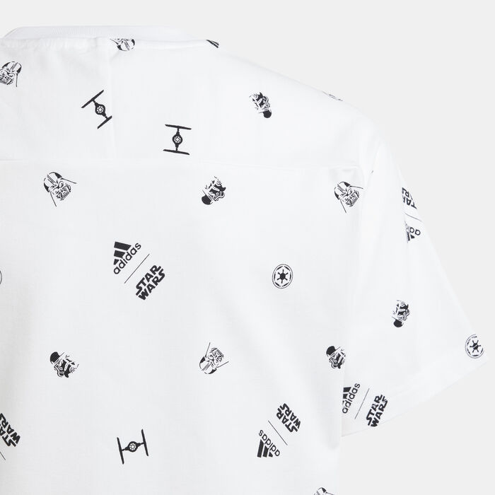 adidas Kids' Star Wars Z.N.E T-Shirt White image number 2