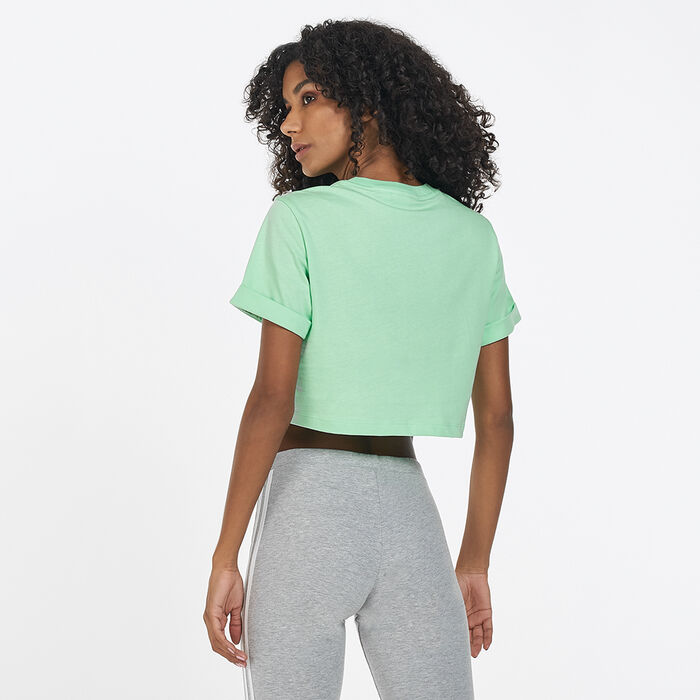 adidas Originals Women's Adicolor Essentials T-Shirt Green adidas Originals Women's Adicolor Essentials T-Shirt Green image number 1