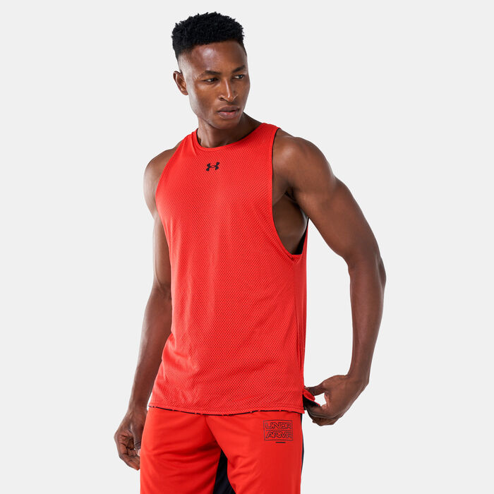 Under Armour Men's Baseline Reversible Tank Top Black Under Armour Men's Baseline Reversible Tank Top Black image number 3