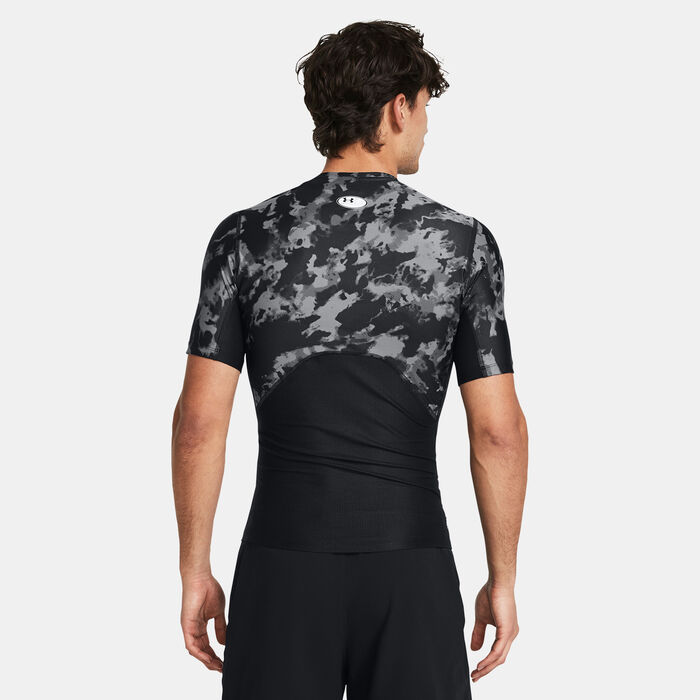 Under Armour Men's HeatGear Iso-Chill Graphic Printed Training T-Shirt Black Under Armour Men's HeatGear Iso-Chill Graphic Printed Training T-Shirt Black image number 1