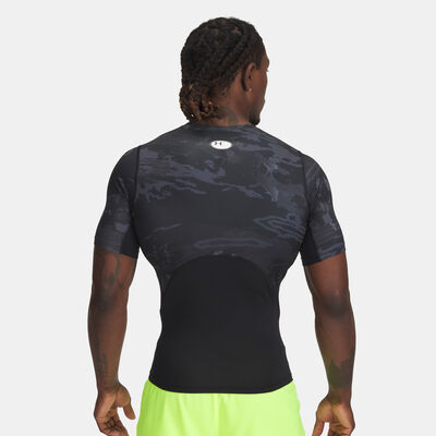 Under Armour Men's HeatGear Graphic Printed Training T-Shirt Black