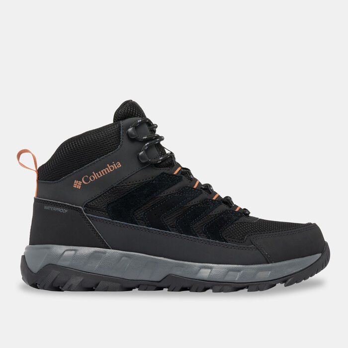 Columbia Men's Strata Trail Mid Waterproof Boots Black Columbia Men's Strata Trail Mid Waterproof Boots Black image number 0