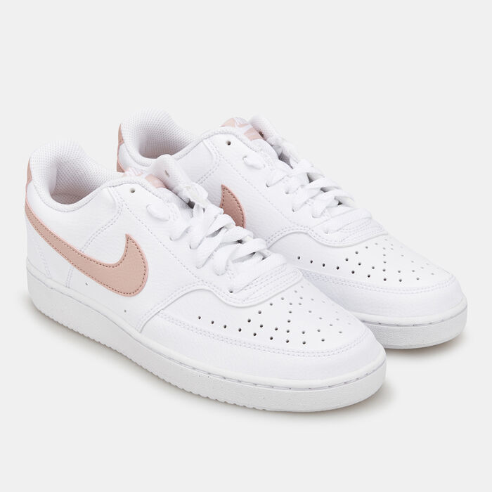 Nike Women's Court Vision Low Next Nature Shoes White image number 1