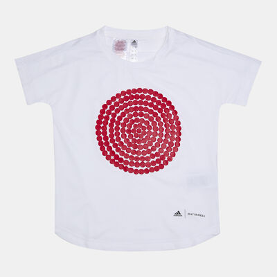adidas Kids' Marimekko Primegreen AEROREADY Graphic T-Shirt Red adidas Kids' Marimekko Primegreen AEROREADY Graphic T-Shirt Red
