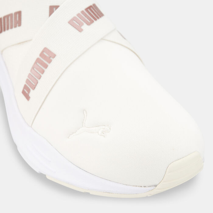 PUMA Women's Wired Run Metallics Slip-On Shoe Ivory PUMA Women's Wired Run Metallics Slip-On Shoe Ivory image number 4