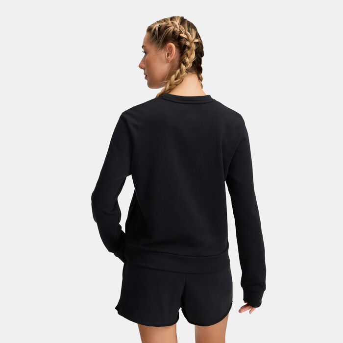 Under Armour Women's Rival Terry Sweatshirt Black image number 1