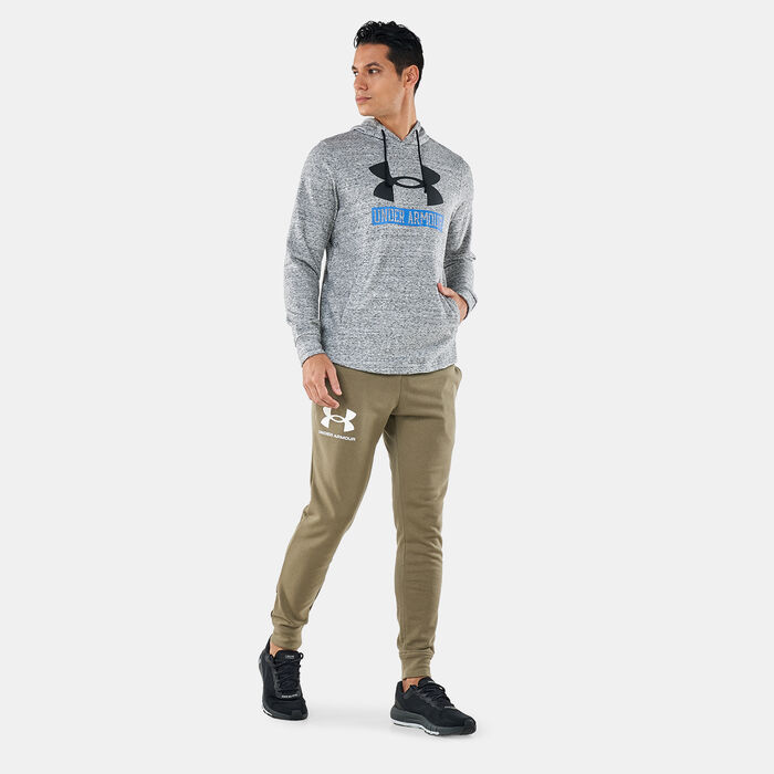 Under Armour Men's UA Rival Terry Logo Hoodie White image number 2