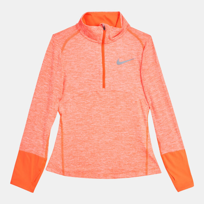 Nike Kids' Dri-FIT Element Sweatshirt Orange Nike Kids' Dri-FIT Element Sweatshirt Orange image number 0