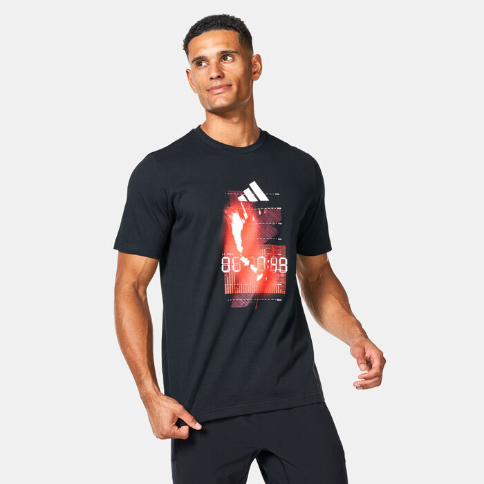 adidas Men's AEROREADY HIIT Training T-Shirt Black adidas Men's AEROREADY HIIT Training T-Shirt Black image number 0