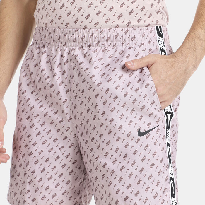 Nike Men's Sportswear Repeat Woven Shorts Red image number 3