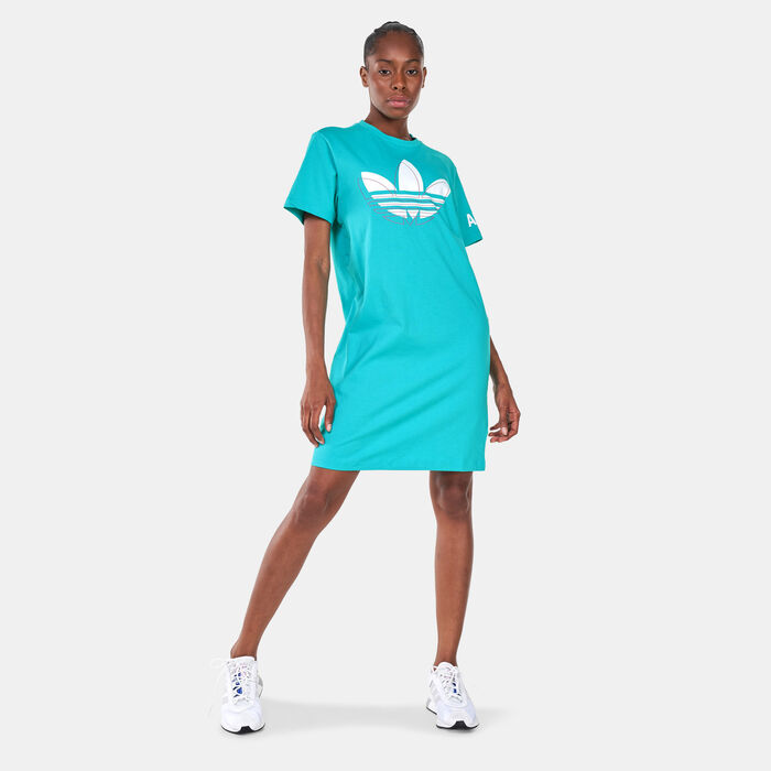 adidas Originals Women's Streetball Dress Green adidas Originals Women's Streetball Dress Green image number 0
