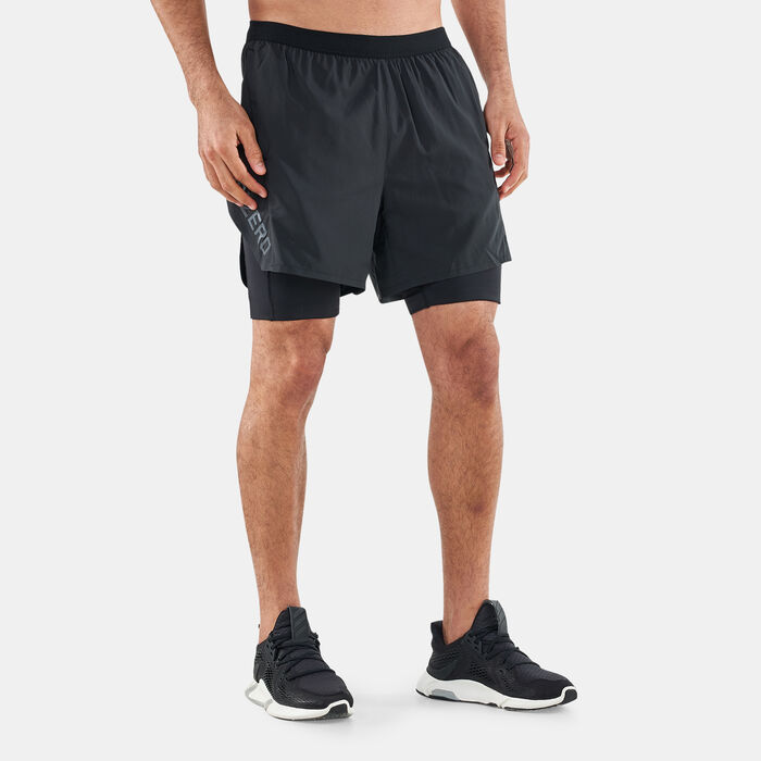 adidas Men's Adizero Two-In-One Shorts Black image number 0