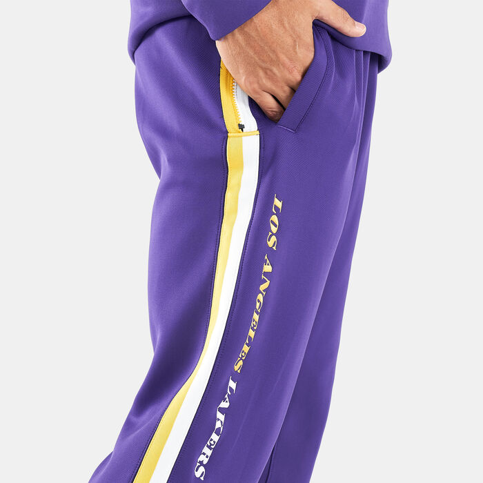Nike Men's NBA Los Angeles Lakers Dri-FIT Showtime Pants Purple Nike Men's NBA Los Angeles Lakers Dri-FIT Showtime Pants Purple image number 3