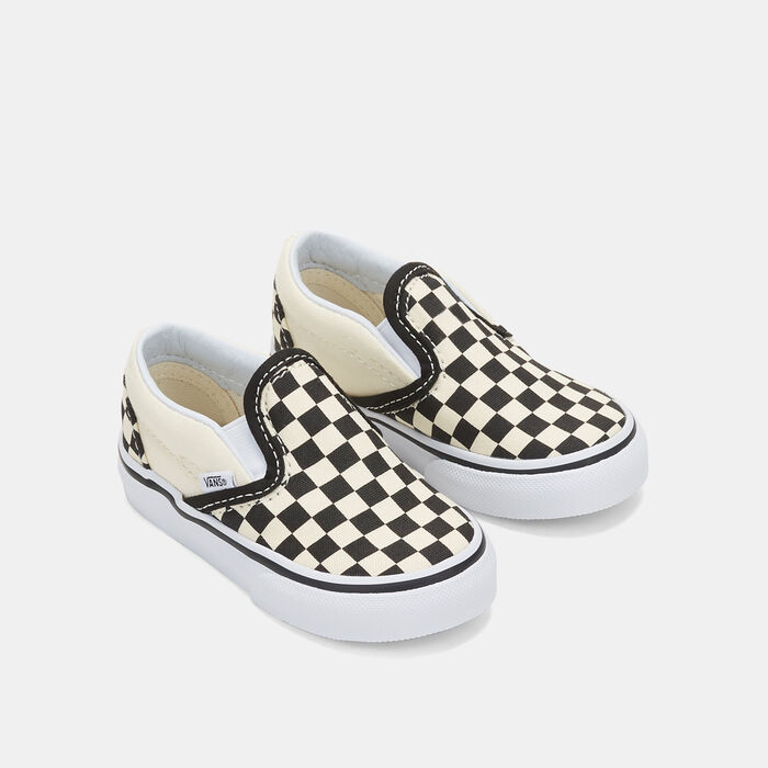 Vans Kids' Checkerboard Classic Slip-On Unisex Shoe (All Kids) Beige Vans Kids' Checkerboard Classic Slip-On Unisex Shoe (All Kids) Beige image number 1