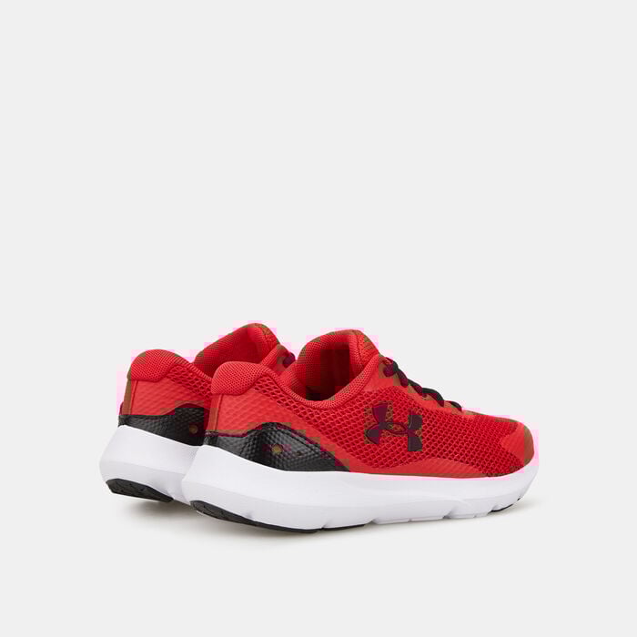 Under Armour Kids' Surge 3 Running Shoe Red Under Armour Kids' Surge 3 Running Shoe Red image number 2