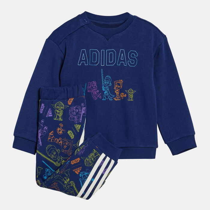 adidas Kids' Star Wars Young Jedi Sweatshirt and Joggers Set Blue image number 0