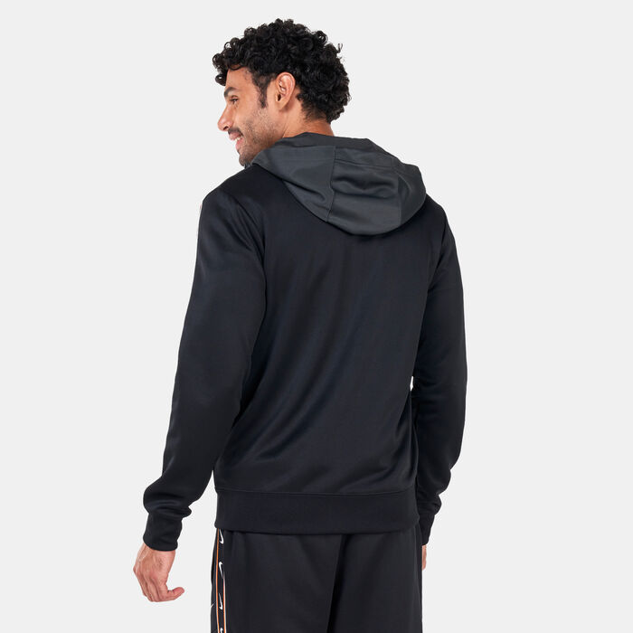 Nike Men's Sportswear Repeat Full-Zip Hoodie Black Nike Men's Sportswear Repeat Full-Zip Hoodie Black image number 1