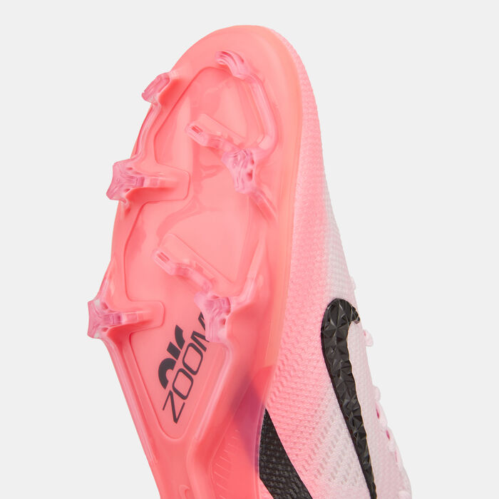 Nike Men's Zoom Mercurial Vapor 15 Elite Firm-Ground Football Shoe Pink Nike Men's Zoom Mercurial Vapor 15 Elite Firm-Ground Football Shoe Pink image number 4