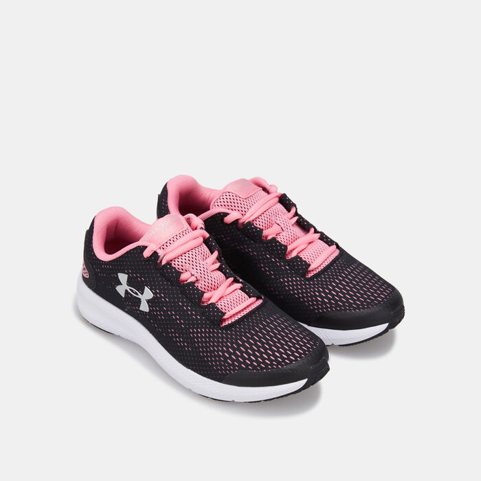 Under Armour Kids' Charged Pursuit 2 Shoe (Older Kids) Black Under Armour Kids' Charged Pursuit 2 Shoe (Older Kids) Black image number 1