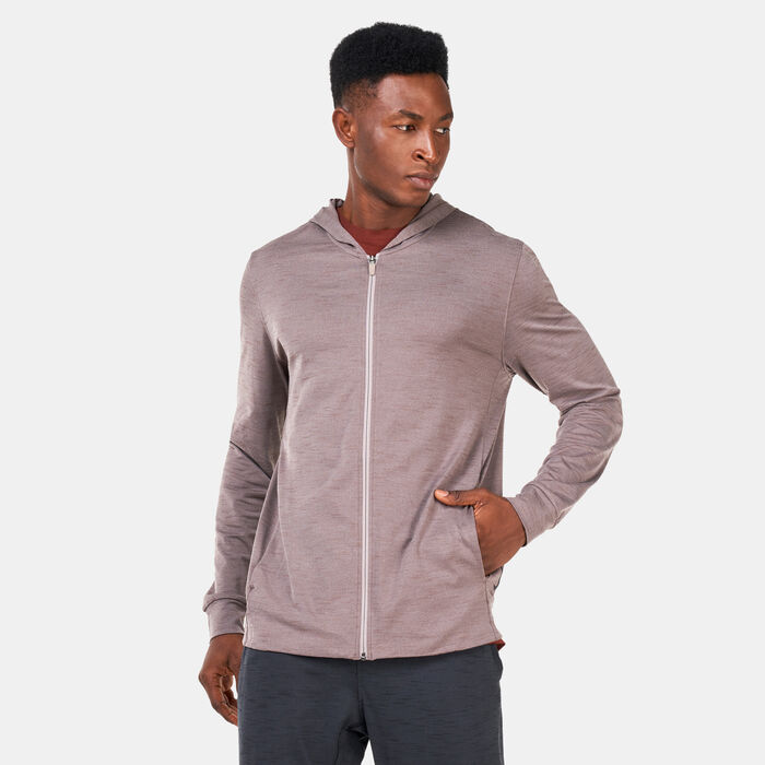 Nike Men's Dri-FIT Hyperdry Yoga Hoodie Grey Nike Men's Dri-FIT Hyperdry Yoga Hoodie Grey image number 0