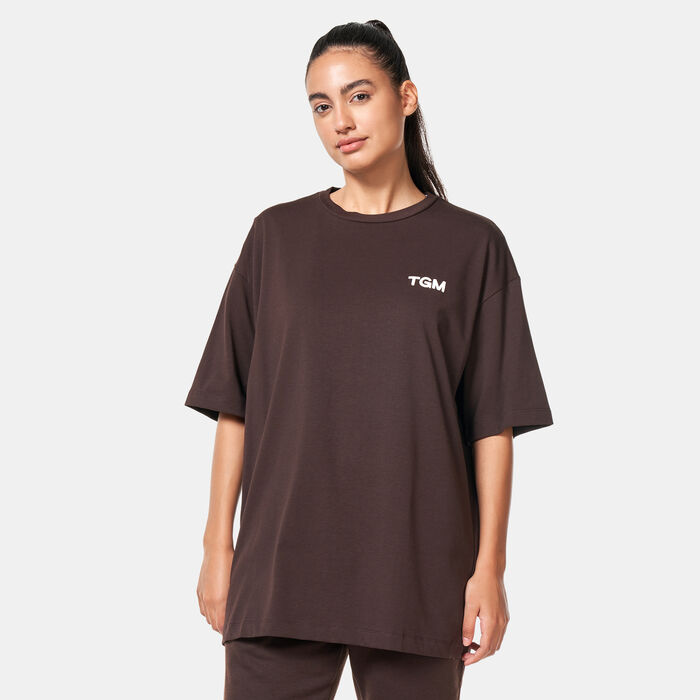 The Giving Movement Printed Logo T-Shirt Brown The Giving Movement Printed Logo T-Shirt Brown image number 0