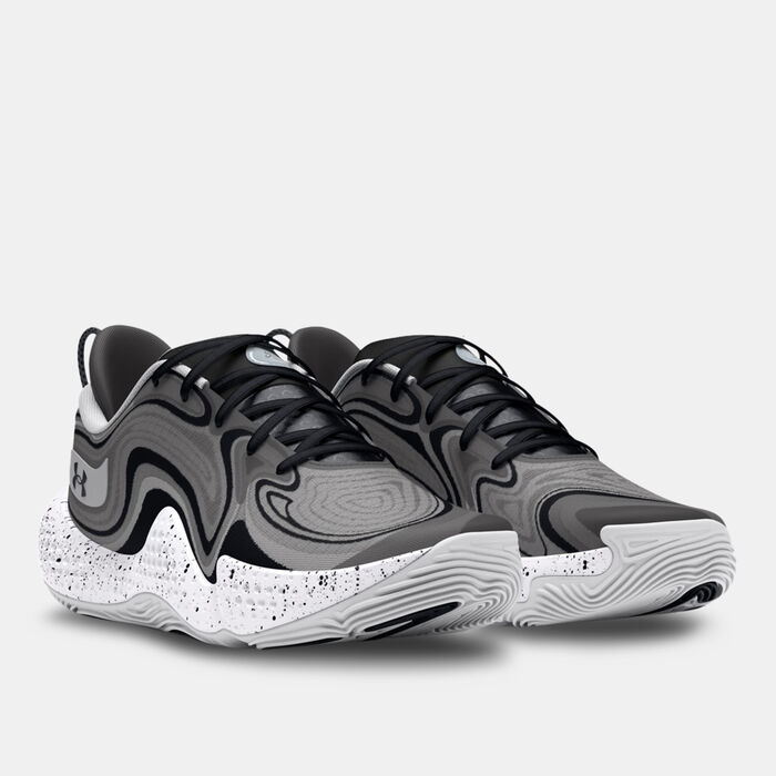 Under Armour Spawn 6 Basketball Shoes Grey Under Armour Spawn 6 Basketball Shoes Grey image number 2