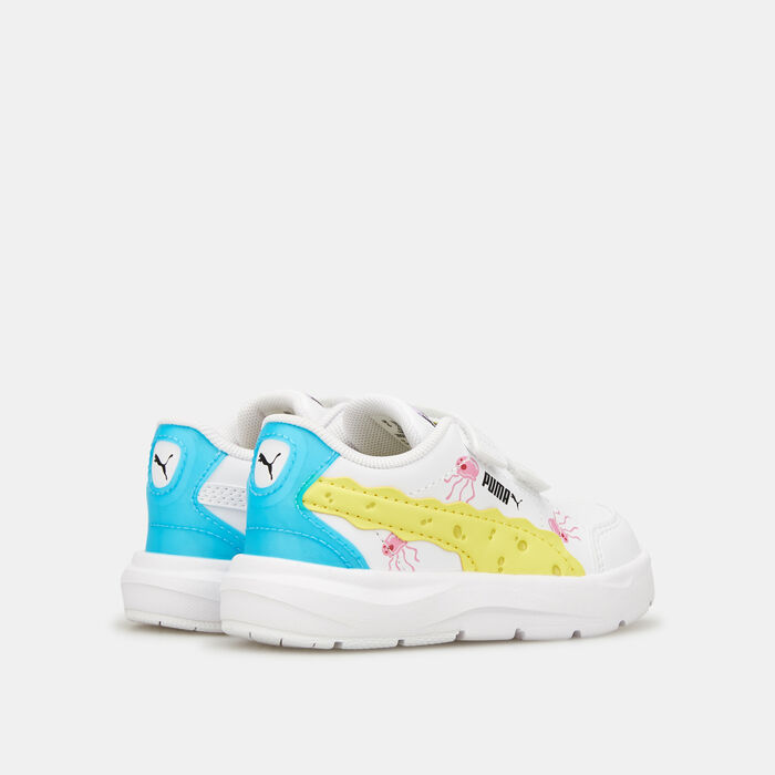 PUMA Kids' x SPONGEBOB Evolve Court Shoe (Baby And Toddler) White PUMA Kids' x SPONGEBOB Evolve Court Shoe (Baby And Toddler) White image number 2