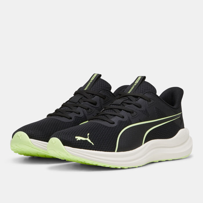 PUMA Men's Reflect Lite Running Shoes Black PUMA Men's Reflect Lite Running Shoes Black image number 1