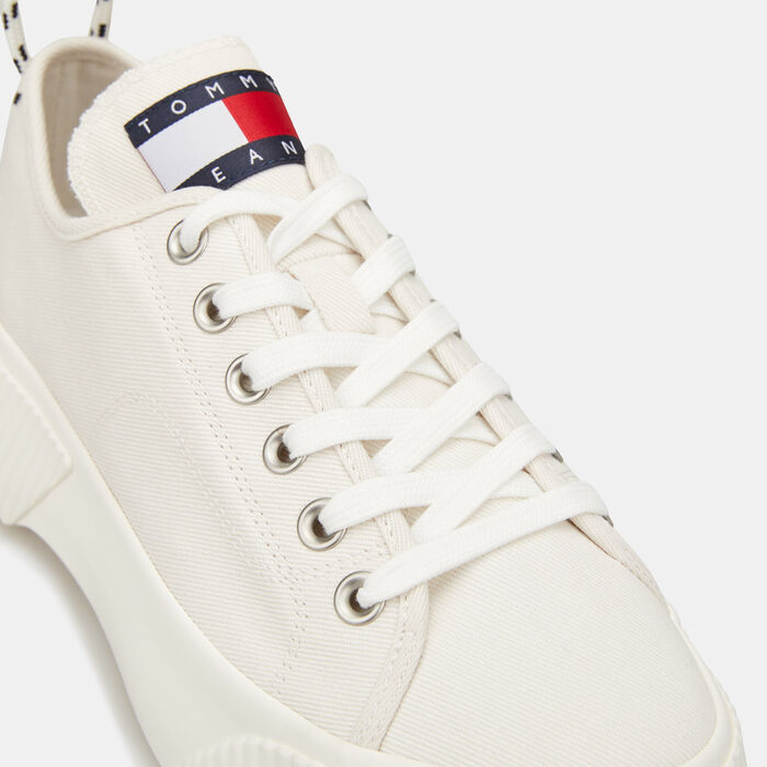 Tommy Hilfiger Women's Vulcanized Platform Shoes White Tommy Hilfiger Women's Vulcanized Platform Shoes White image number 4