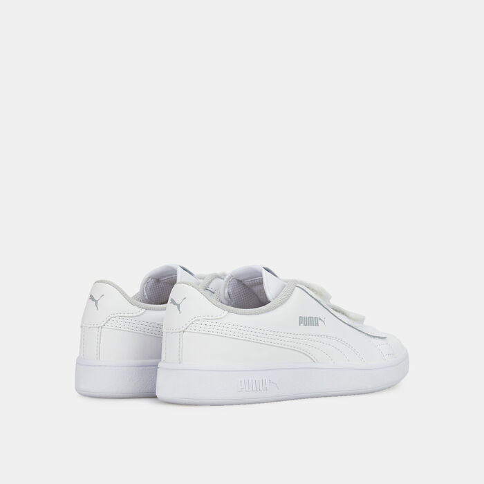 PUMA Kids' Smash V2 Leather Shoe White PUMA Kids' Smash V2 Leather Shoe White image number 2