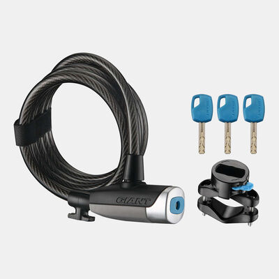 Giant SureLock Flex Key Coil 10 Cable Lock Multi