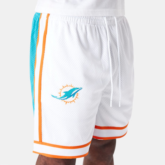 New Era Men's NFL Miami Dolphins Colourblock Shorts White image number 2