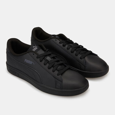 PUMA Men's Smash V2 Leather Shoe Black