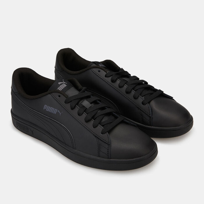 PUMA Men's Smash V2 Leather Shoe Black PUMA Men's Smash V2 Leather Shoe Black image number 1